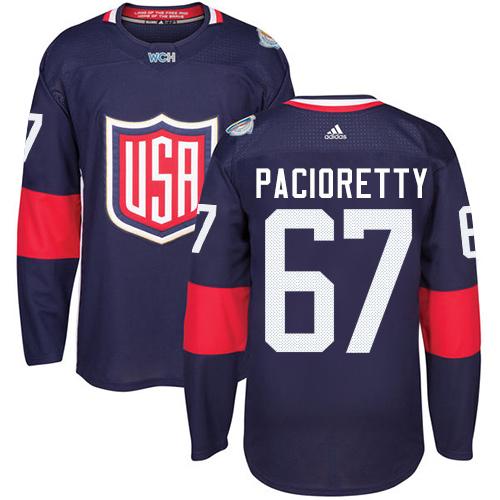Team USA #67 Max Pacioretty Navy Blue 2016 World Cup Stitched Youth NHL Jersey - Click Image to Close